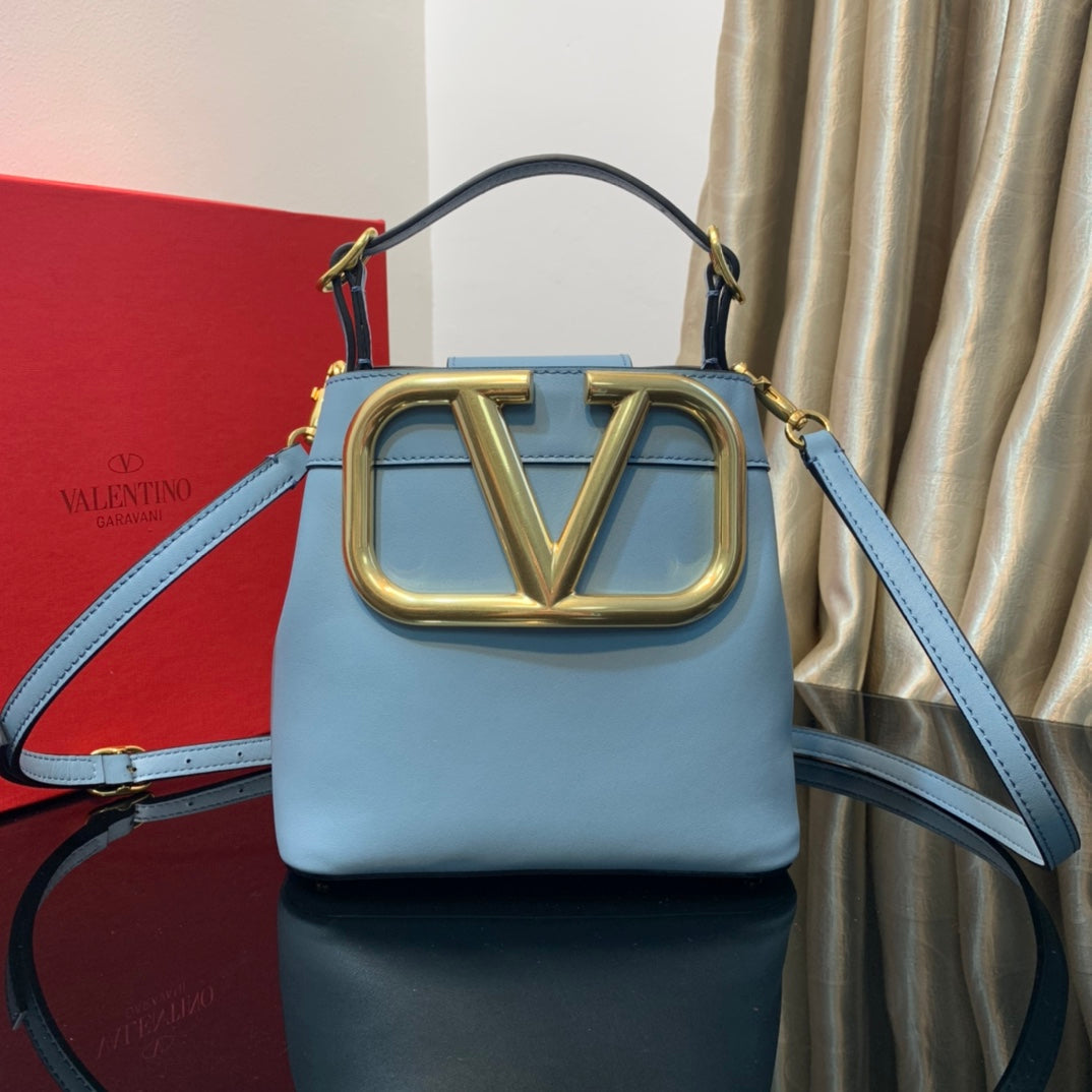 Valentino Women's Tote Bag Handbag Shopping Leather Tote Crossbody-9