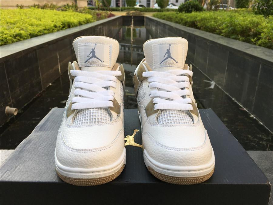 Air Jordan 4 GS 隆掳Linen隆卤 Women Sneaker from boostshoponline