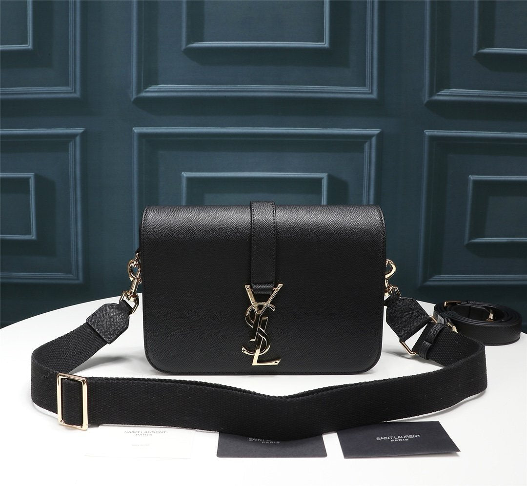 YSL Women's Leather Shoulder Bag Satchel Tote Bags Crossbody from-17