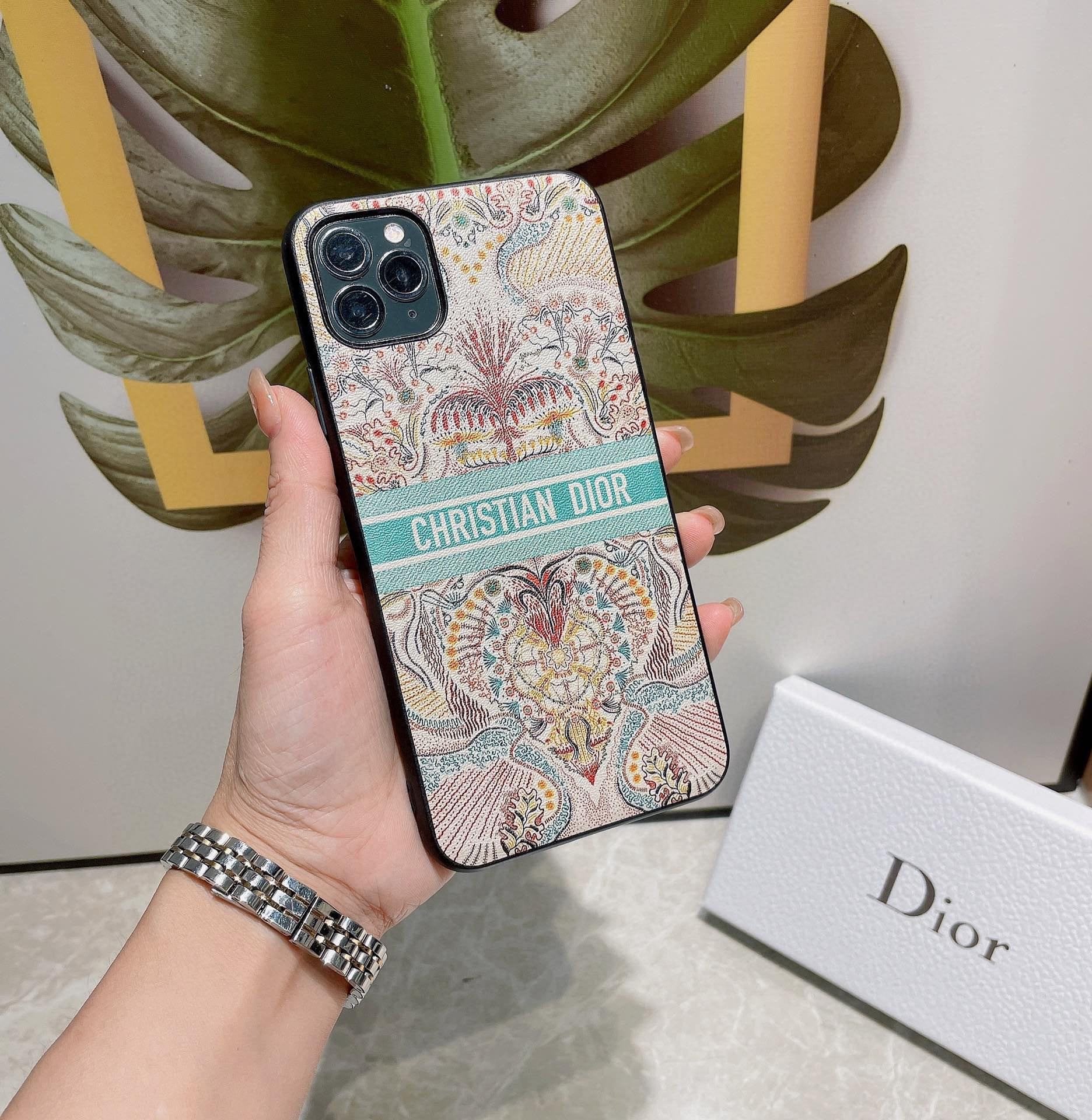 Dior Leather Phonecase for iPhone 13pro max/ 13 pro /13, iphone 