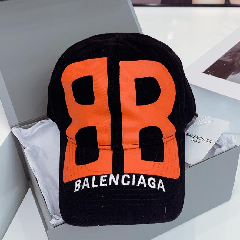 Balenciaga BB Fashion Men's and Women's Baseball Cap Graffiti Logo