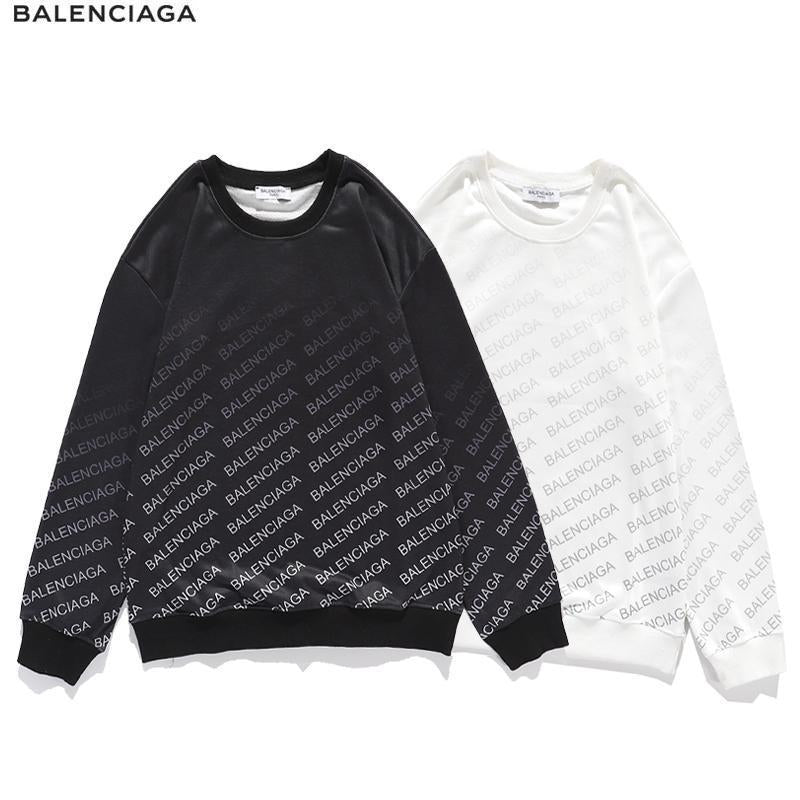 Balenciaga autumn/winter new round neck hoodie, letter arrangeme