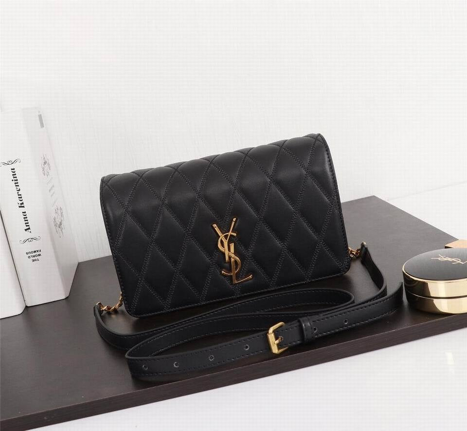 ysl women leather shoulder bags satchel tote bag handbag shoppin