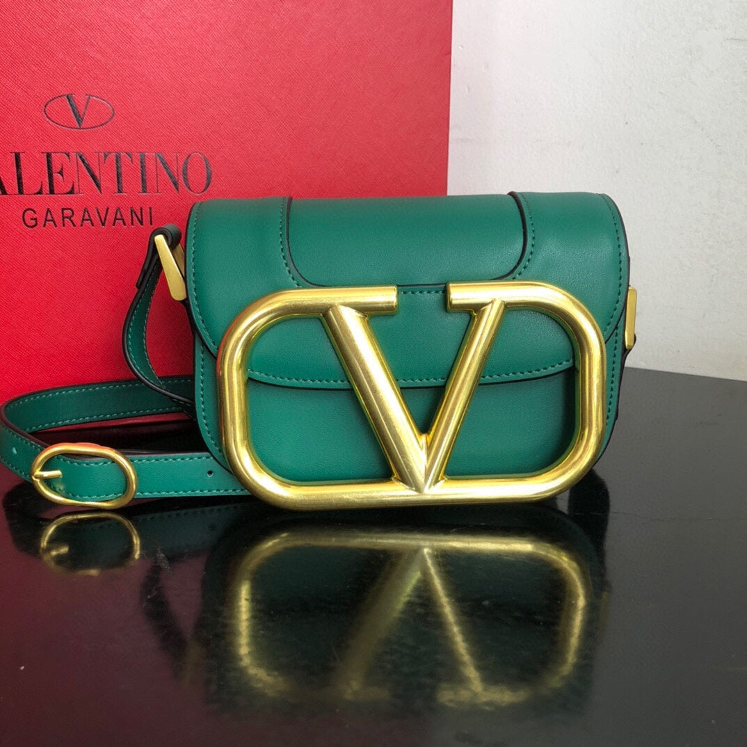 Valentino Women's fashion Leather Shoulder Bag Satchel Tote 