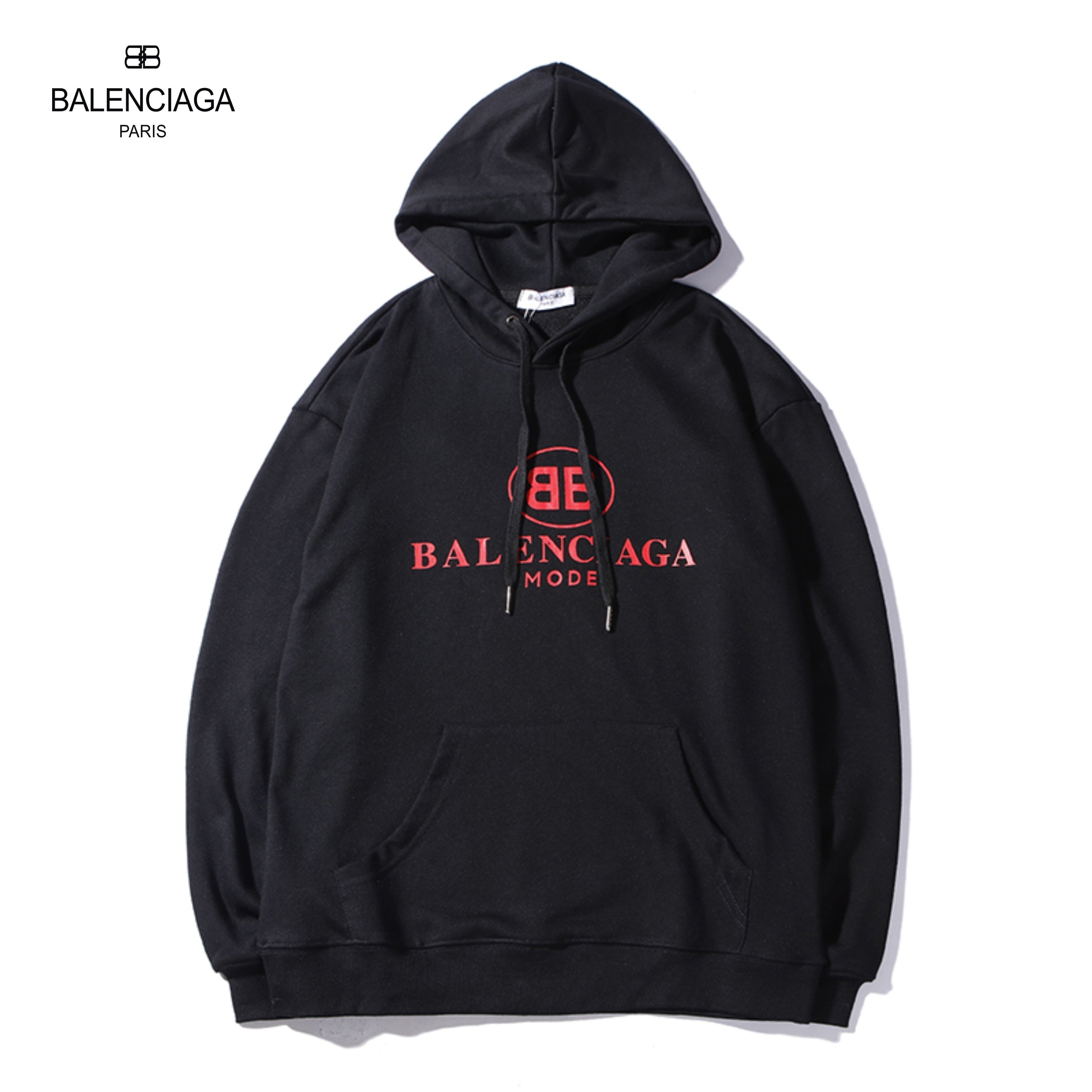 Balenciaga BB Fashion Simple Letters Hoodie Sweater-1