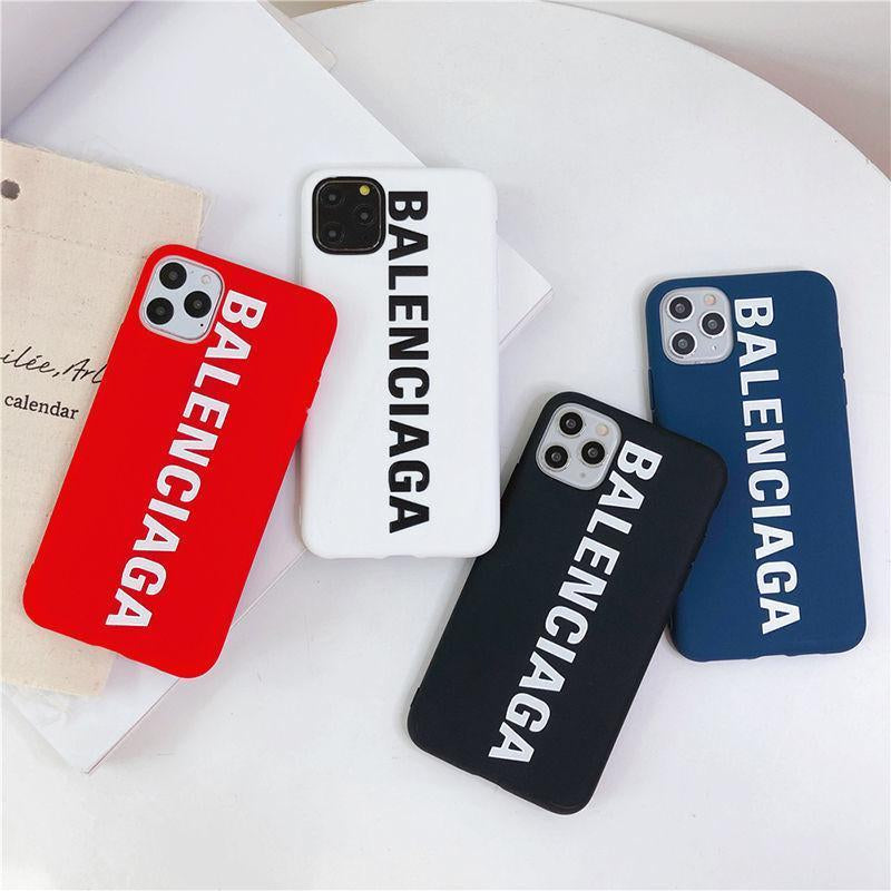 Balenciaga BB silicone anti-drop phone case iPhone12 Pro MAX pho