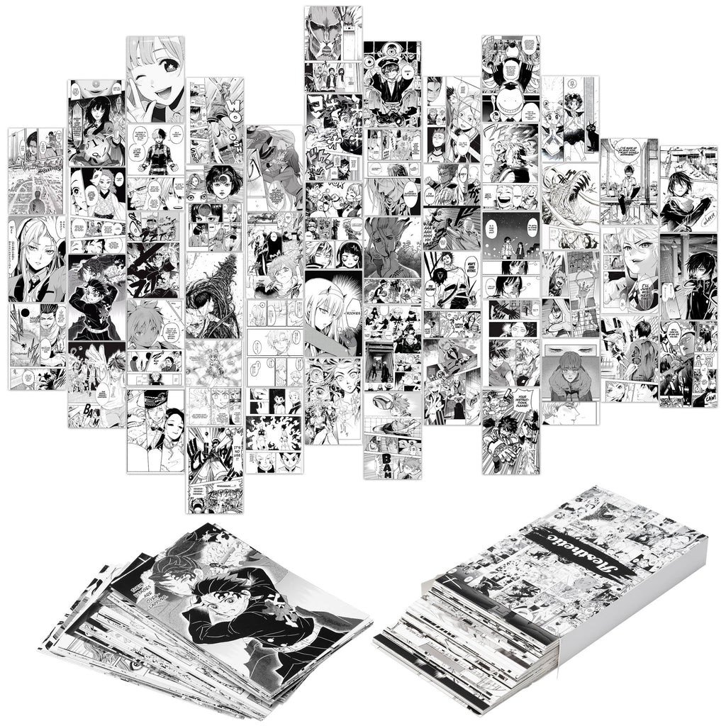 1000PCS Anime Manga Magazine Covers Anime Collage Kit 