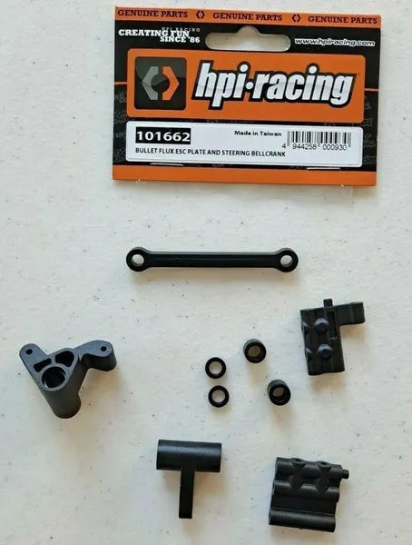 Open Bag New HPI Racing Bullet Flux Steering Bellcrank 101662 (Partial)