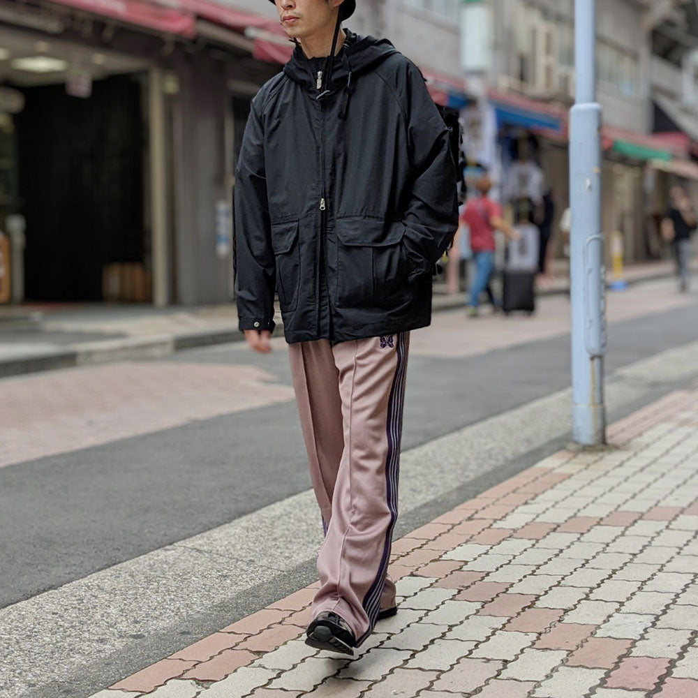 the north face purple label wind parka