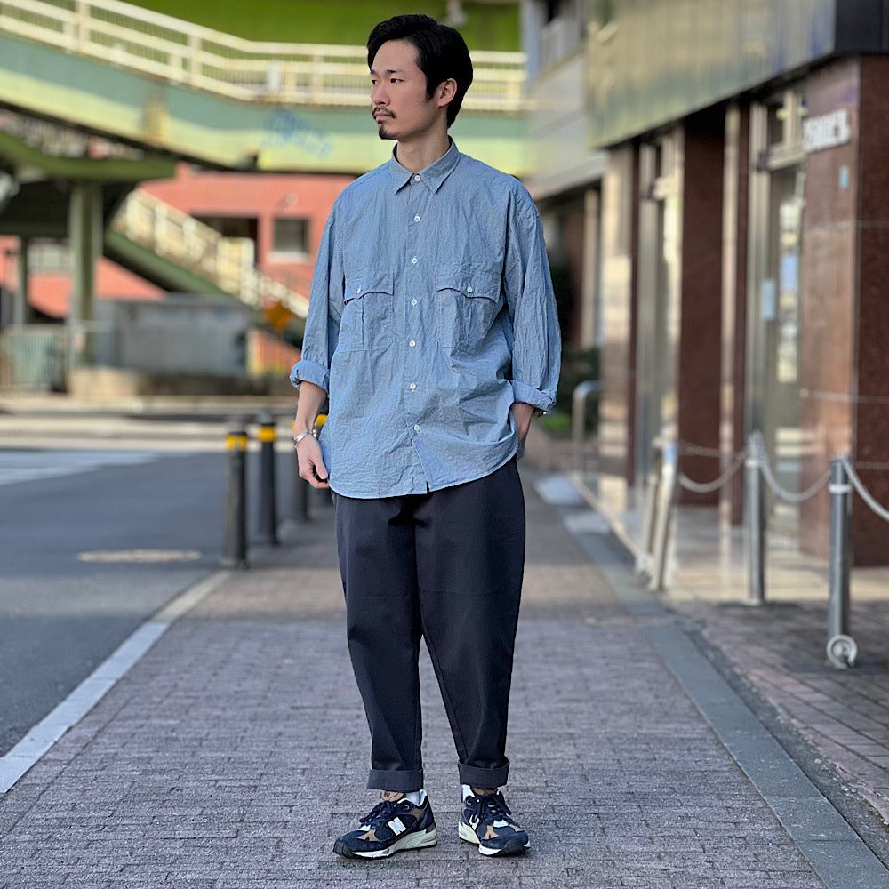 正規代理店 Porter Classic Porter ROLL UP NEW GINGHAM CHECK SHIRT