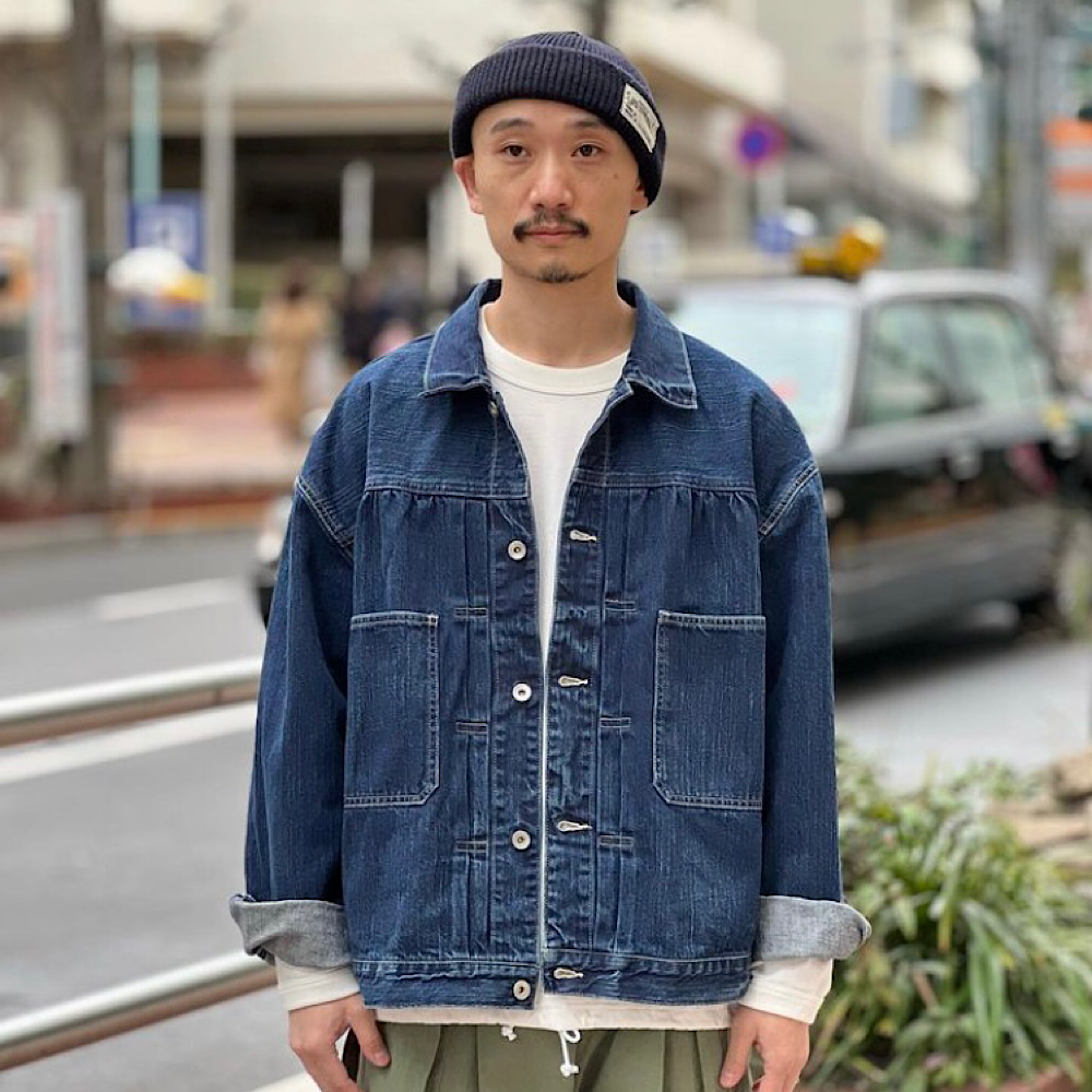 新品 23ss ボーダークラシックSTEINBECK DENIM JACKET-