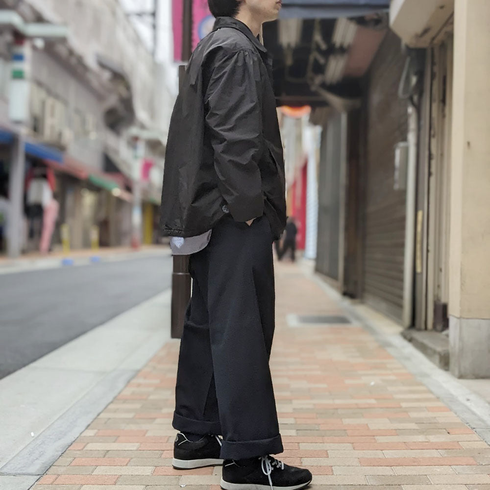 PORTER CLASSIC POPLIN GATHERED JACKET - シャツ