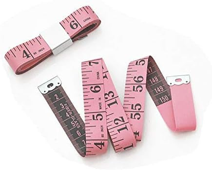 Pink sewing tape measure