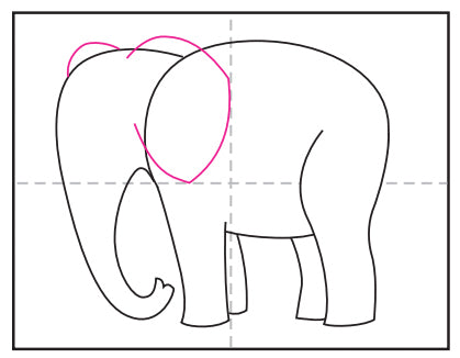 Comment dessiner un éléphant étape par étape