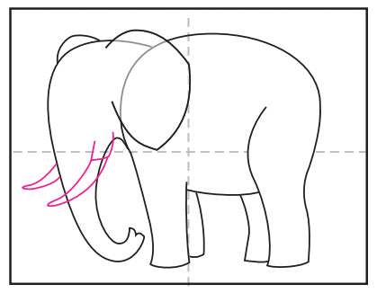 Comment dessiner un éléphant étape par étape