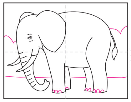 Comment dessiner un éléphant étape par étape