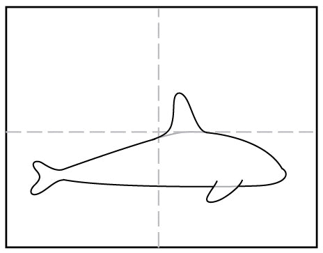 Apprendre à dessiner un dauphin