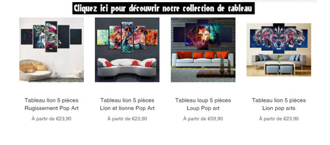 tableaux animaux pop art