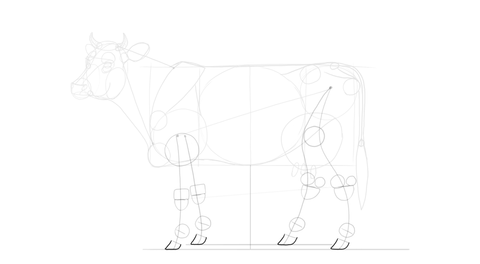 Comment dessiner une vache
