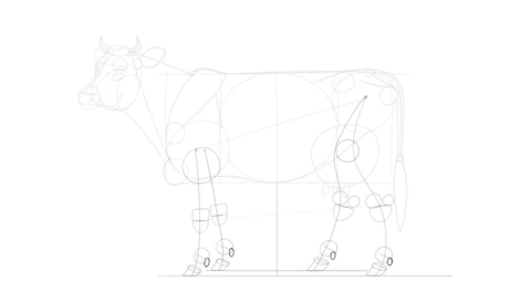 Comment dessiner une vache