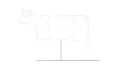 Comment dessiner une vache