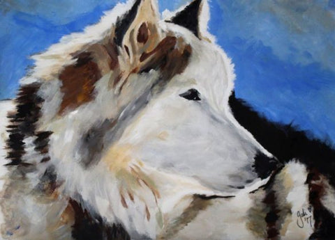 8 étapes faciles superbes pour la peinture acrylique de loup