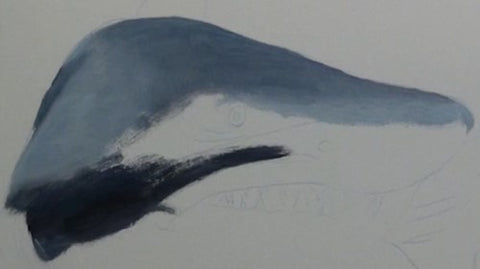 Comment peindre un requin à l’huile