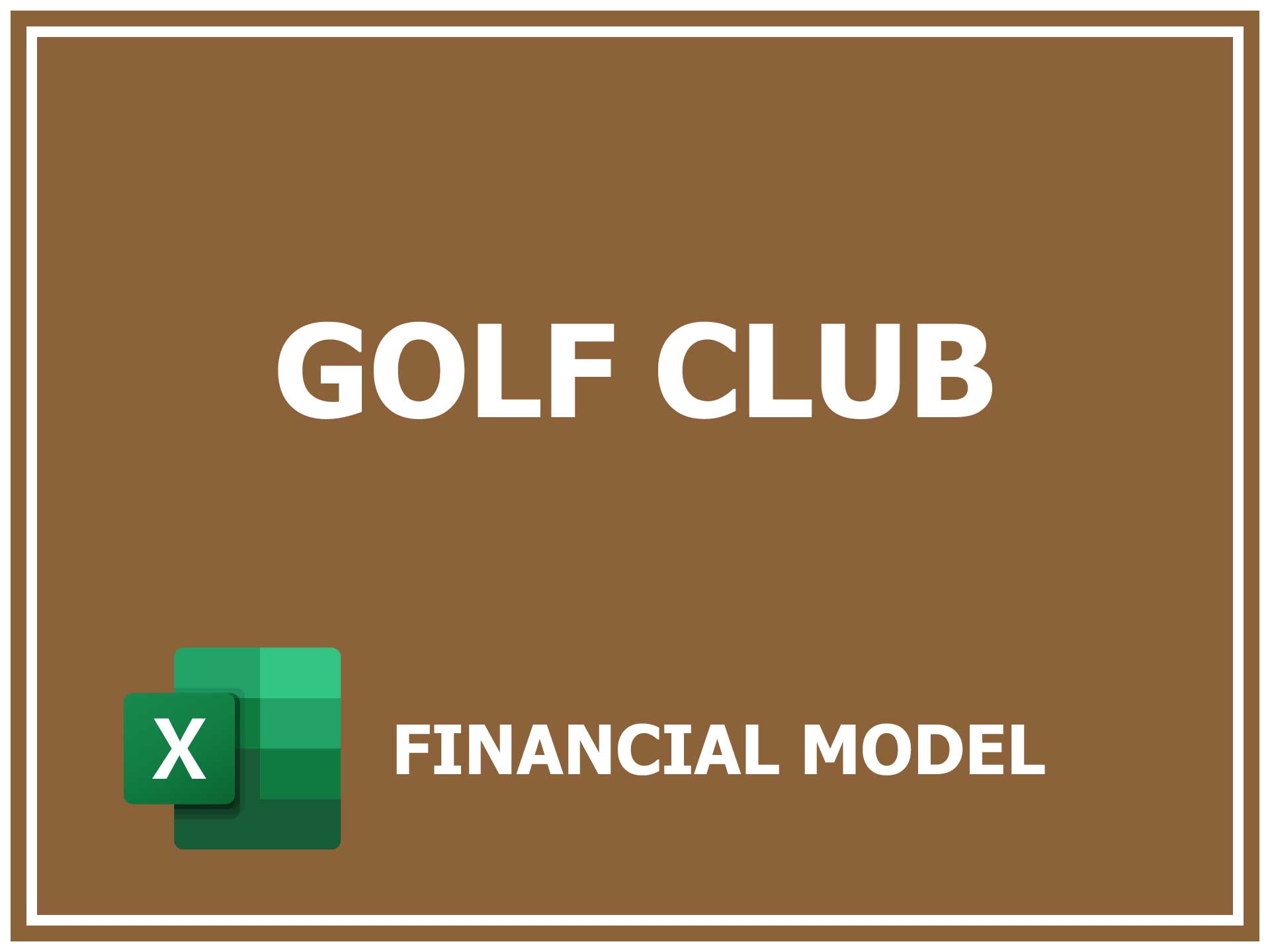 golf club business plan template