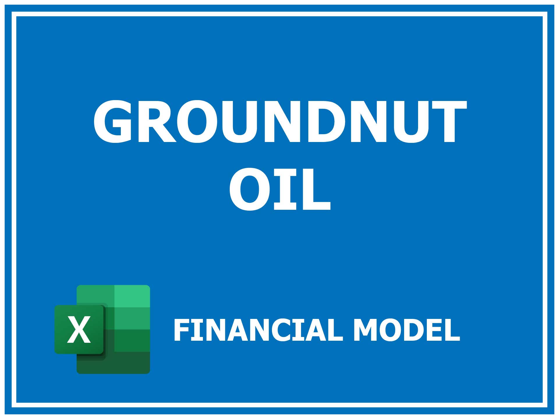 groundnut oil business plan