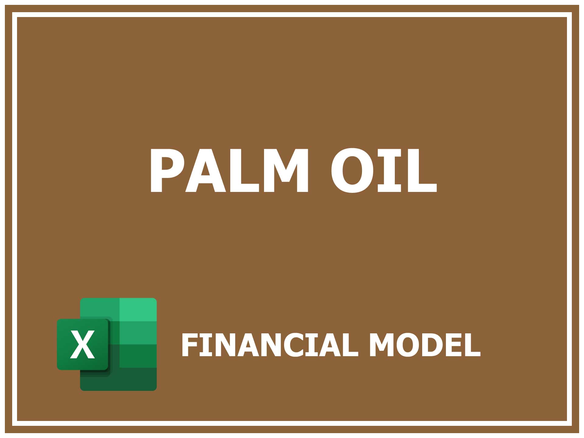 palm oil manufacturing business plan