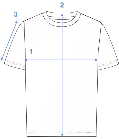 Everyday Essential T-Shirt Measurements