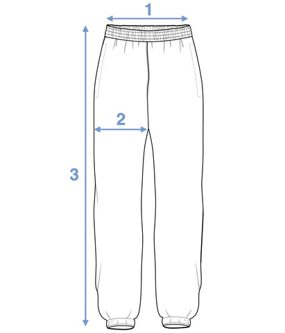 ESSENTIAL SWEATPANTS Measurements