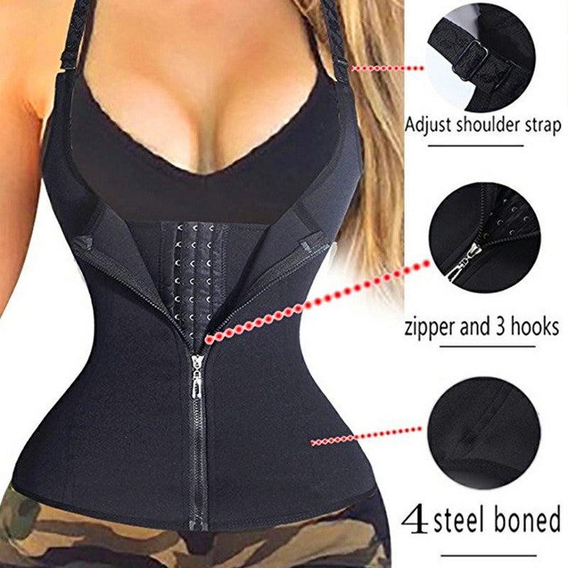 Women Waist Trainer Sweat Sauna Vest Body Shaper