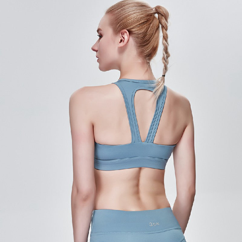 Yoga sports bra for running and fitness