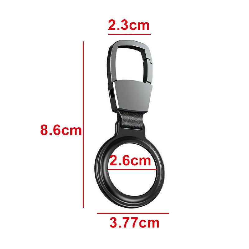 Magnetic Metal Holder Keyring Carry Case Keychain Air Tag