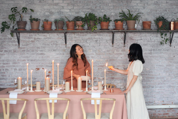 The Floral Society Candle Centerpiece