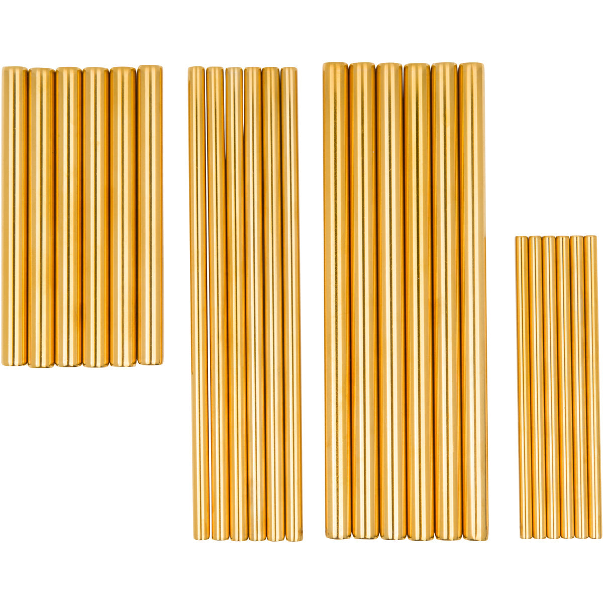 Gold Metal Cocktail Straws