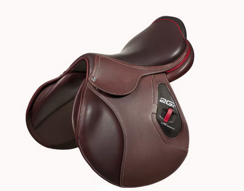 CWD jumping saddle with red trim