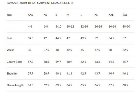 Hitchley & Harrow Sizing Charts