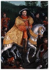 King Henry VIII on a horse