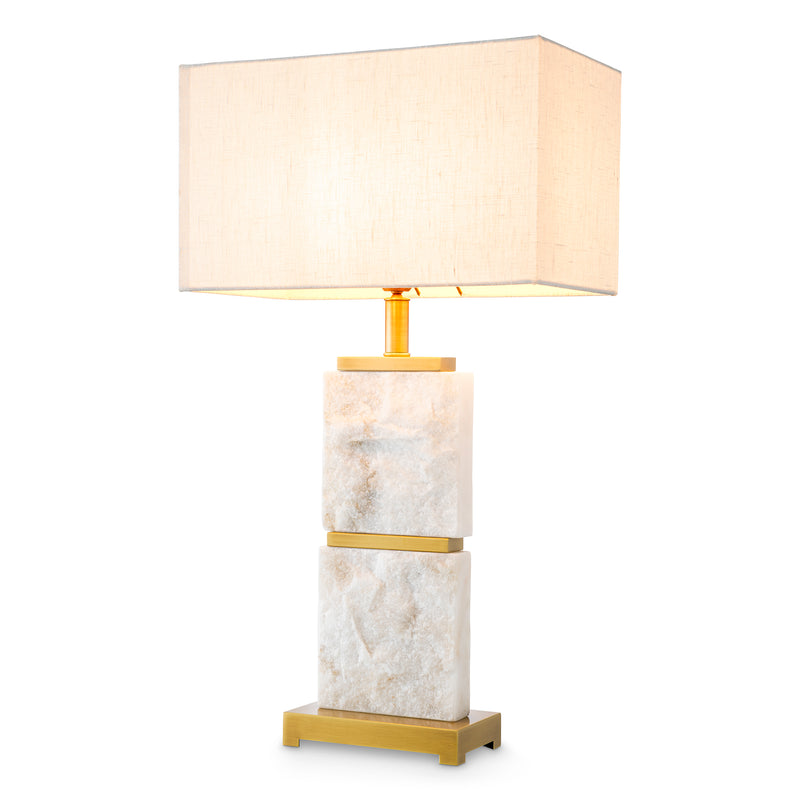 brass finish lamp