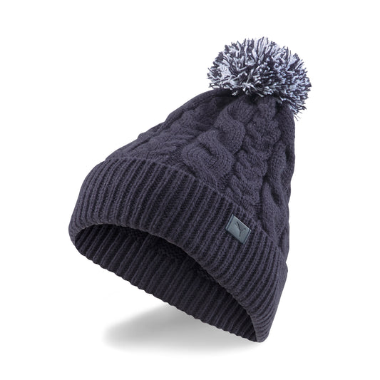 Puma POM BEANIE - Bonnet - black/gray/noir 