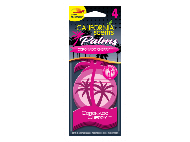 Can Air Freshener and Odor Neutralizer by California Scents, Set of 12  Spillproof Cans for Home and Car, Coronado Cherry, 1.5 Oz Each, Pack of 12