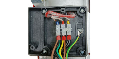 electric hoist new control box wiring