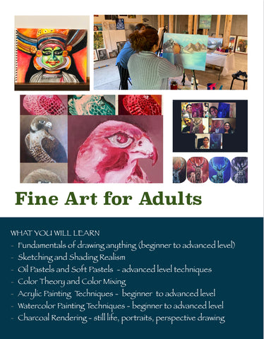 Classes for Adults – Sanjukta Mitra Art