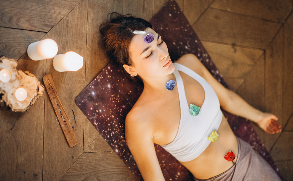 Aovila Healing Crystals Set for Beginners 20pcs Healing Chakra Stones Gift  - CRYSTAL SET
