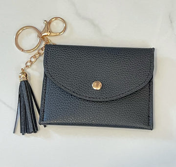 Black key chain wallet