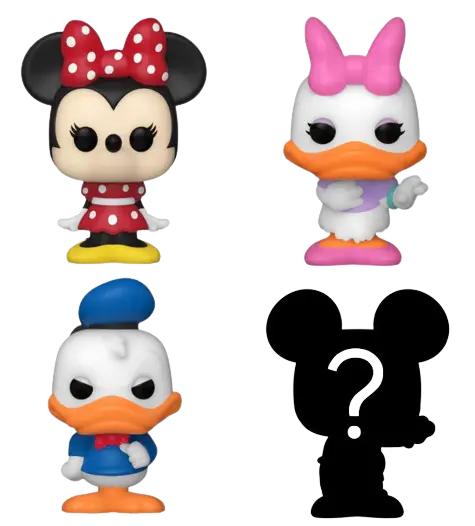 Minnie Mouse Daffy Duck Bitty Pop Daisy Duck