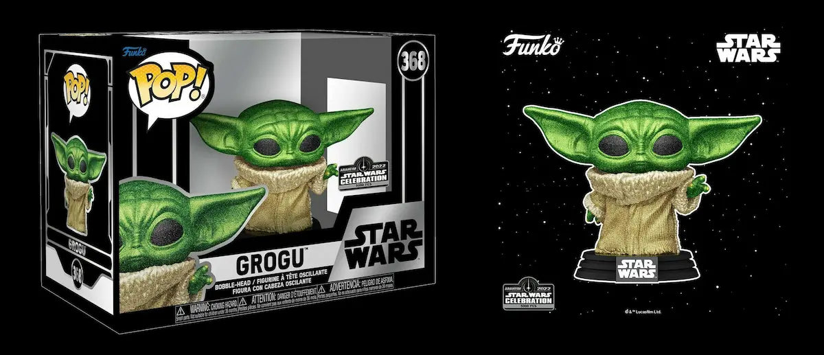 Diamond Grogu Funko Pop Star Wars Celebration 2022 Limited Edition 5000 Piece