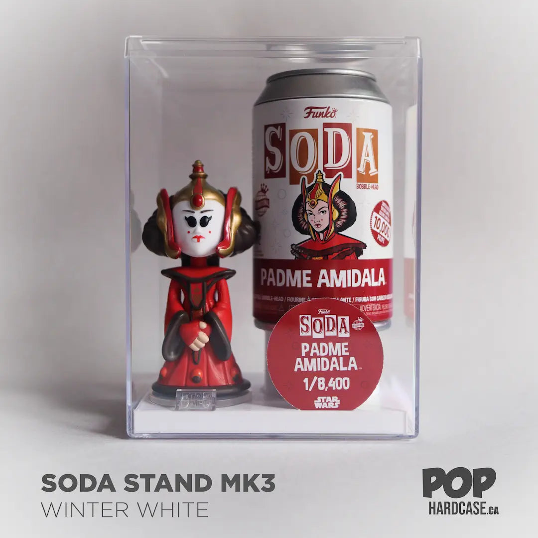 Display case for Funko Soda figures and cans